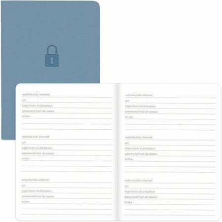 REDIFORM OFFICE PRODUCT NOTEBOOK, PSSWRD, 5X3.5, BE REDA00796